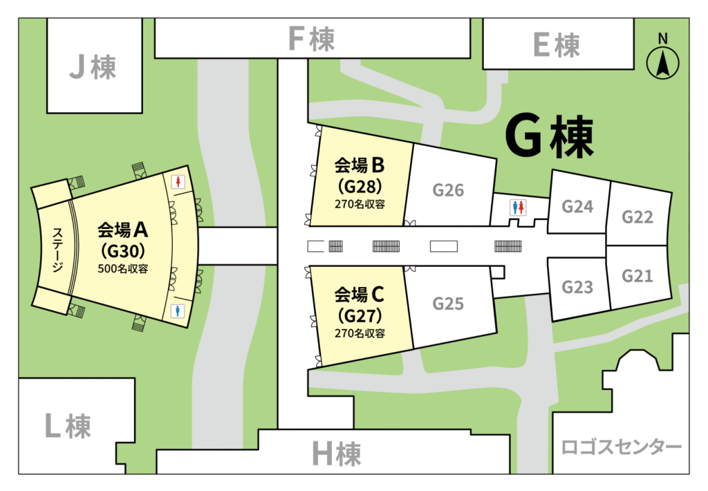 南山大学G棟マップ